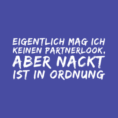 Motiv Partnerlook nur nackt
