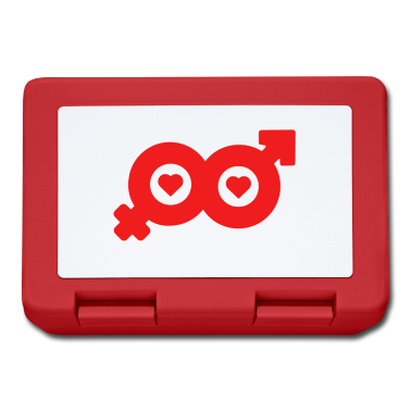 Partnerlook Brotdose - Frau und Mann Partnerlook