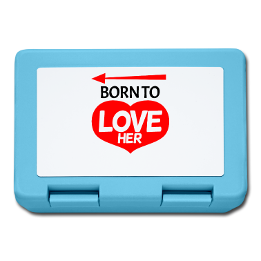 Partnerlook Brotdose - Geboren um sie zu lieben Love - Partnerlook