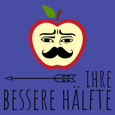 Motiv Bessere Hälfte | Apfel | Partnerlook