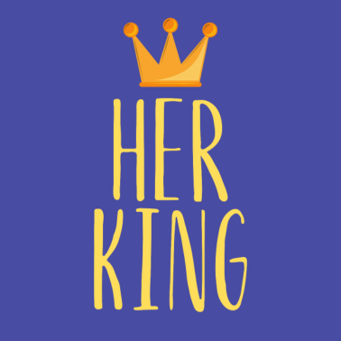 Motiv Her King - Partnerlook - Paarshirts - Love