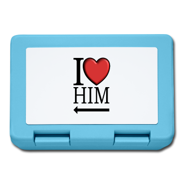 Partnerlook Brotdose - I love him Partnerlook