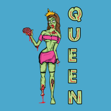 Motiv Halloween Zombie Königin Partnerlook Geschenk