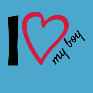 Motiv I love my boy Partnerlook