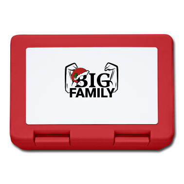 Partnerlook Brotdose - Big Family - weihnachtlich Partnerlook
