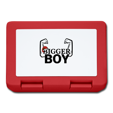 Partnerlook Brotdose - Bigger Boy - weihnachtlicher Partnerlook