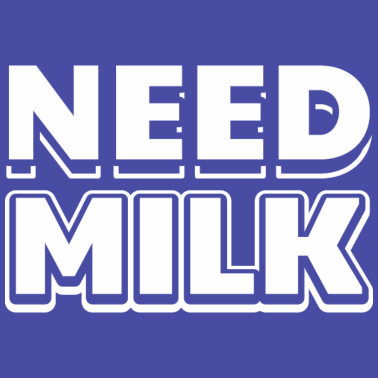 Motiv Funny Partner Partnerlook Shirt Need Milk