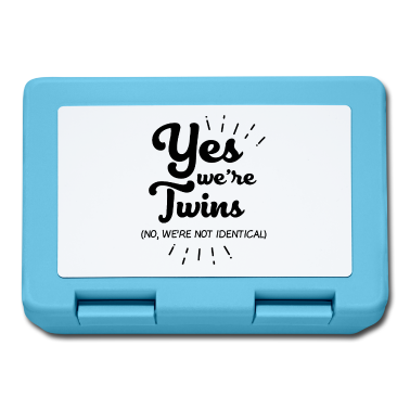Partnerlook Brotdose - Zwillinge Partnerlook Geschenk Zwillinge
