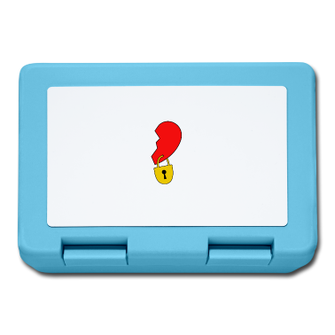 Partnerlook Brotdose - Partnerlook Herz Schloss Schlüssel Liebe Valentin