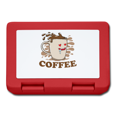 Partnerlook Brotdose - Partnerlook Coffee mit Tasse