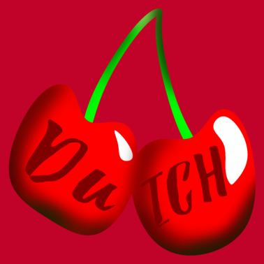 Motiv Partnerlook Valentinstaggeschenke KIRSCHEN DU ICH