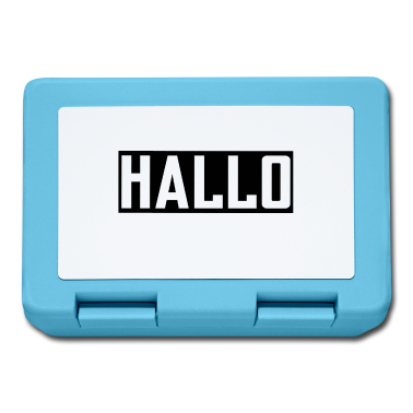 Partnerlook Brotdose - HALLI HALLO PARTNERLOOK FREUNDSCHAFT FREUNDIN