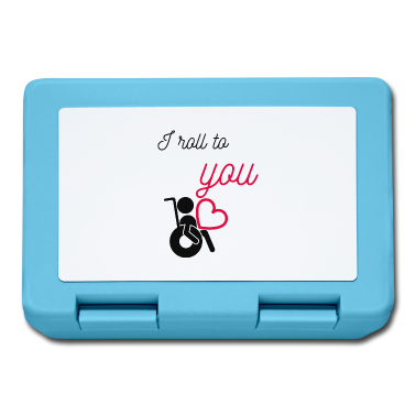 Partnerlook Brotdose - Rollstuhl Valentinstag Partnerlook