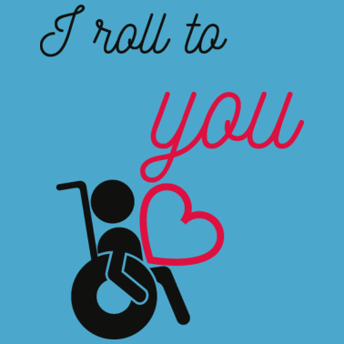 Motiv Rollstuhl Valentinstag Partnerlook