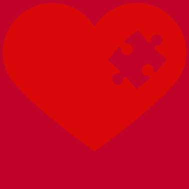 Motiv Partnerlook | Herz Puzzle Verliebt Liebe Pärchen