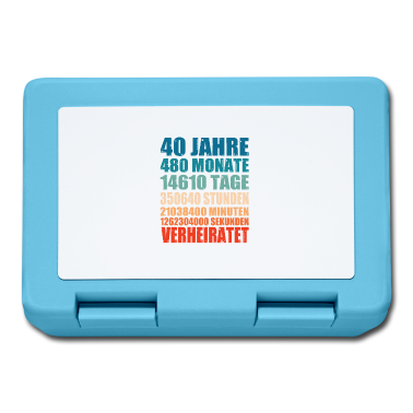 Partnerlook Brotdose - 40 Jahre Verheiratet Hochzeit Partnerlook Geschenk