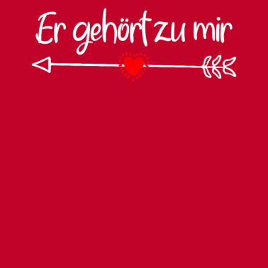 Motiv Valentinstag Partnerlook er gehört zu mir Geschenk