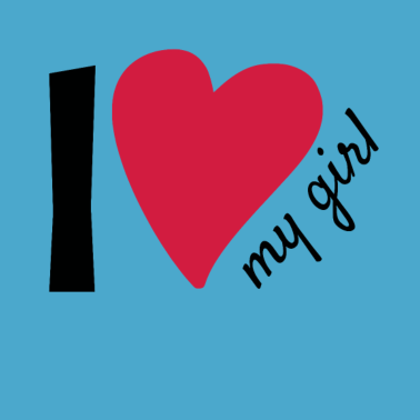 Motiv I love my girl partnershirt Partnerlook