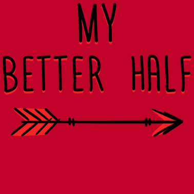 Motiv Partnerlook | Bessere Hälfte Pärchen Paar Liebe