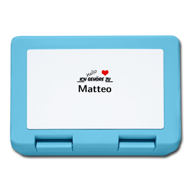 Partnerlook Brotdose - Partner Partnerlook Pärchen Motiv mit Matteo