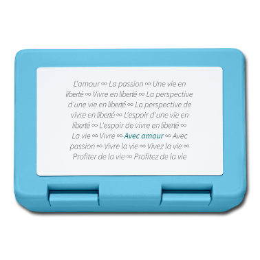 Partnerlook Brotdose - Leben Vie en liberte Partnerlook