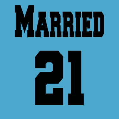 Motiv Just Married 2021 Pärchenlook Partnerlook