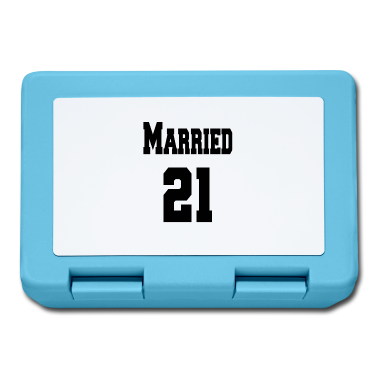 Partnerlook Brotdose - Just Married 2021 Pärchenlook Partnerlook