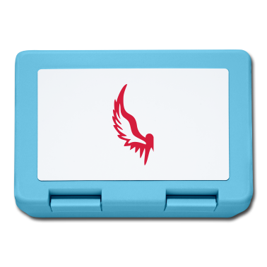 Partnerlook Brotdose - Halber Flügel mit Herz für Partnerlook