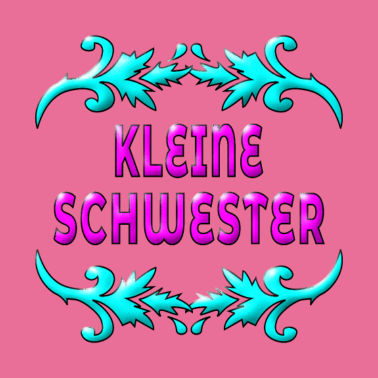 Motiv Kleine Schwester Partnerlook mit GROSSER SCHWESTER