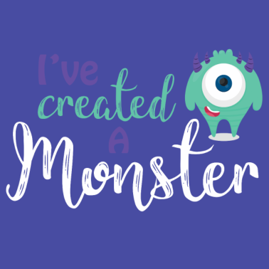 Motiv Eltern - Kind - Partnerlook - Monster Eltern