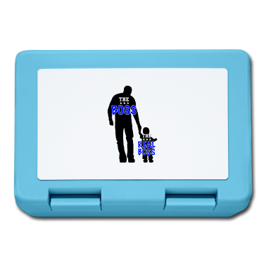 Partnerlook Brotdose - Vater und Sohn Papa und Sohn Boss Partnerlook