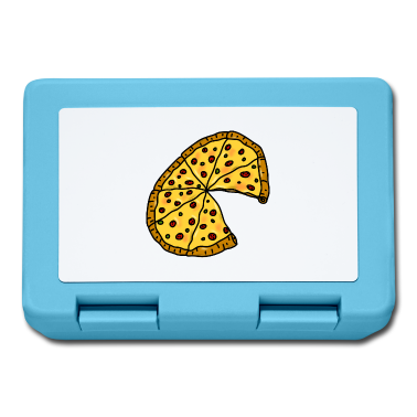 Partnerlook Brotdose - Pizza Partnerlook Comic Fast Food Käse Zusammen