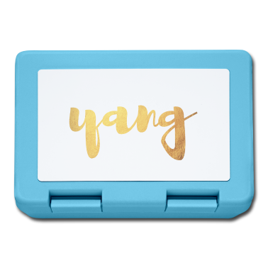 Partnerlook Brotdose - Yang (Yin und Yang) Gold Yoga Partnerlook Liebe