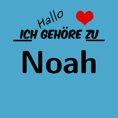 Motiv Partner Partnerlook Pärchen Motiv mit Namen Noah