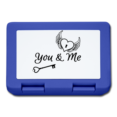 Partnerlook Brotdose - You & Me Partnerlook Beste Freunde Geschenkidee