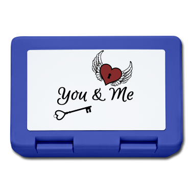 Partnerlook Brotdose - You & Me Partnerlook Beste Freunde Geschenkidee