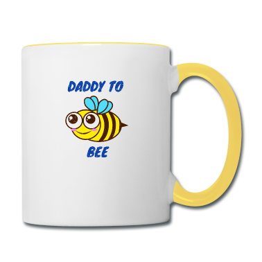 Partnerlook Tasse - Schwangerschaftsankündigung Daddy to Bee Matching