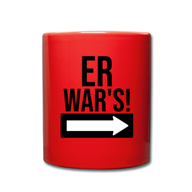 Partnerlook Tasse - Er war's Partnerlook