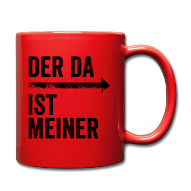 Partnerlook Tasse - DER DA IST MEINER | Partnerlook | Pfeil (rechts)