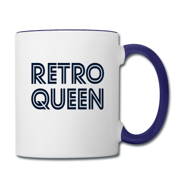 Partnerlook Tasse - Retro Queen Partnerlook