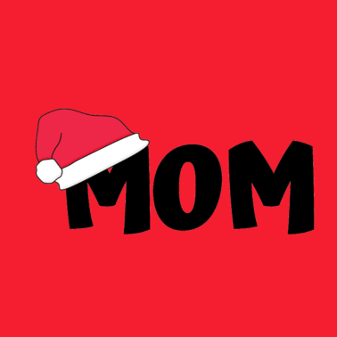Motiv weihnachtshut Mama partnerlook