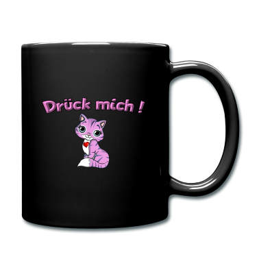Partnerlook Tasse - drück mich! pink Partnerlook