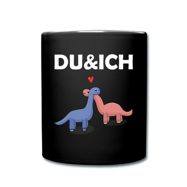 Partnerlook Tasse - Dino Beziehung Valentinstag Partnerlook