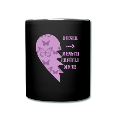 Partnerlook Tasse - partnerlook liebe herz schmetterlinge