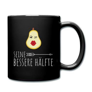 Partnerlook Tasse - Bessere Hälfte | Birne | Partnerlook