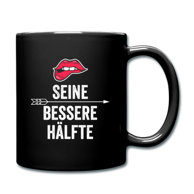 Partnerlook Tasse - Bessere Hälfte | Mund | Partnerlook