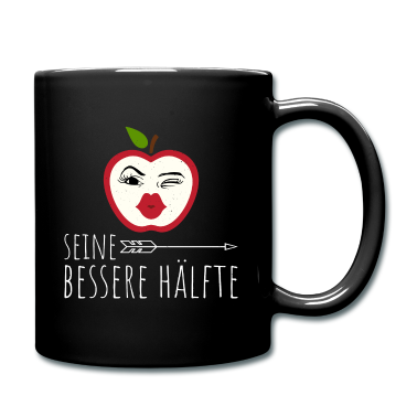 Partnerlook Tasse - Bessere Hälfte | Apfel | Partnerlook