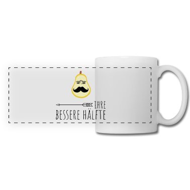 Partnerlook Tasse - Bessere Hälfte | Birne | Partnerlook
