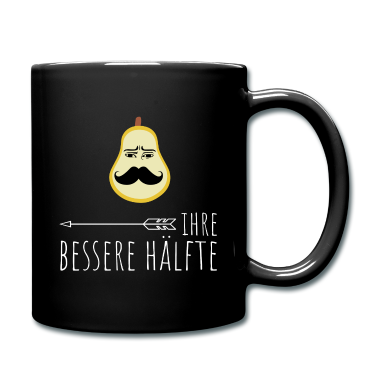 Partnerlook Tasse - Bessere Hälfte | Birne | Partnerlook