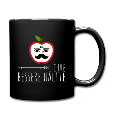 Partnerlook Tasse - Bessere Hälfte | Apfel | Partnerlook